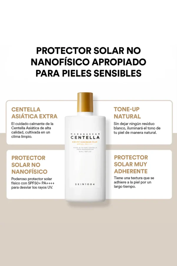 Protector Solar SKIN1004 MADAGASCAR CENTELLA AIR-FIT - Imagen 4