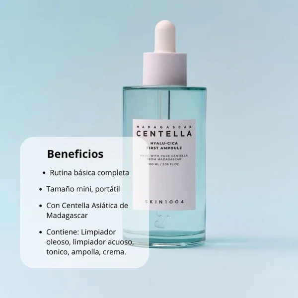 Suero Skin1004 Madagascar Centella Suero Hidratante Hyalu-Cica First Ampoule - Imagen 4